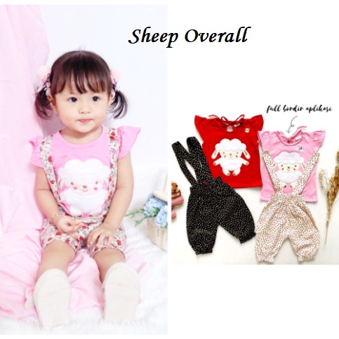 Sheep Baju Setelan Jumper Pergi Lucu Fashion Anak Bayi Perempuan Cewek Terlaris Lucu Murah CBKS FBS