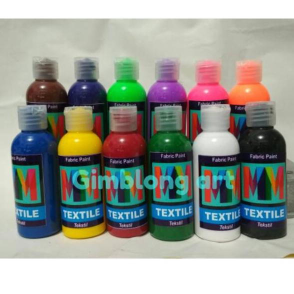 

Paling Disukai.. (BISA COD) Cat MM lukis kuas kain textile/tekstil 60ml