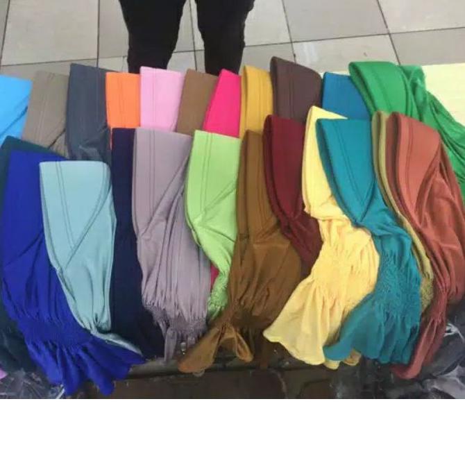 ♝ Bergo(kerut leher)/bergo polwan/bergo kantor ✧