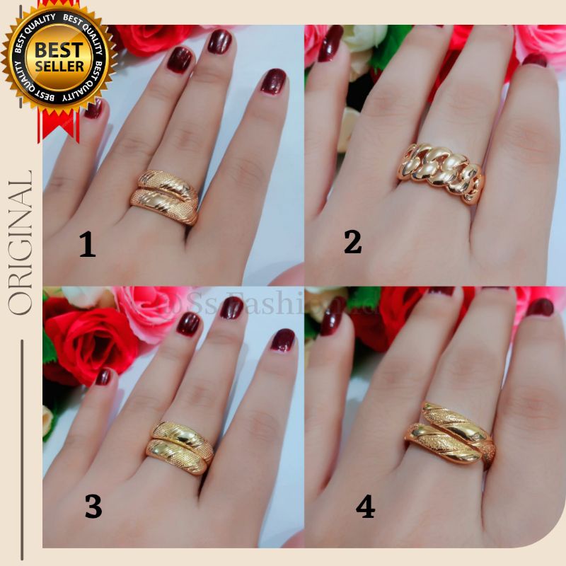 cincin motif cobra terbaru anti karat anti luntur