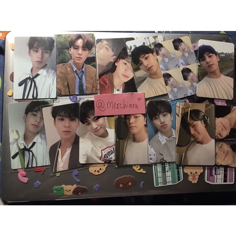 [Ready] Mingyu SEVENTEEN Henggarae Semicolon An ode Official Photocard - Mingyu tulip grid cimumu ka