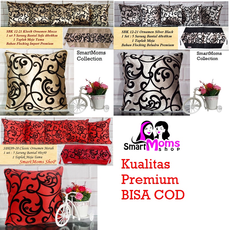 SARUNG BANTAL SOFA MINIMALIS MEWAH PREMIUM MINIMALIS MERAH