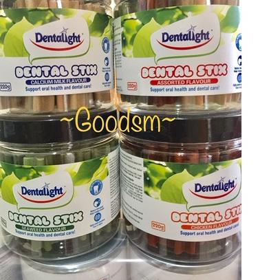 Dentalight Dental stix 220gr snack anjing