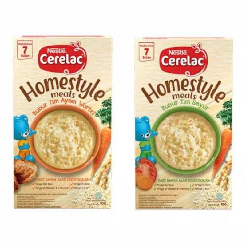 CERELAC HOMESTYLE BUBUR TIM BAYI 7 BULAN + 100 GRAM