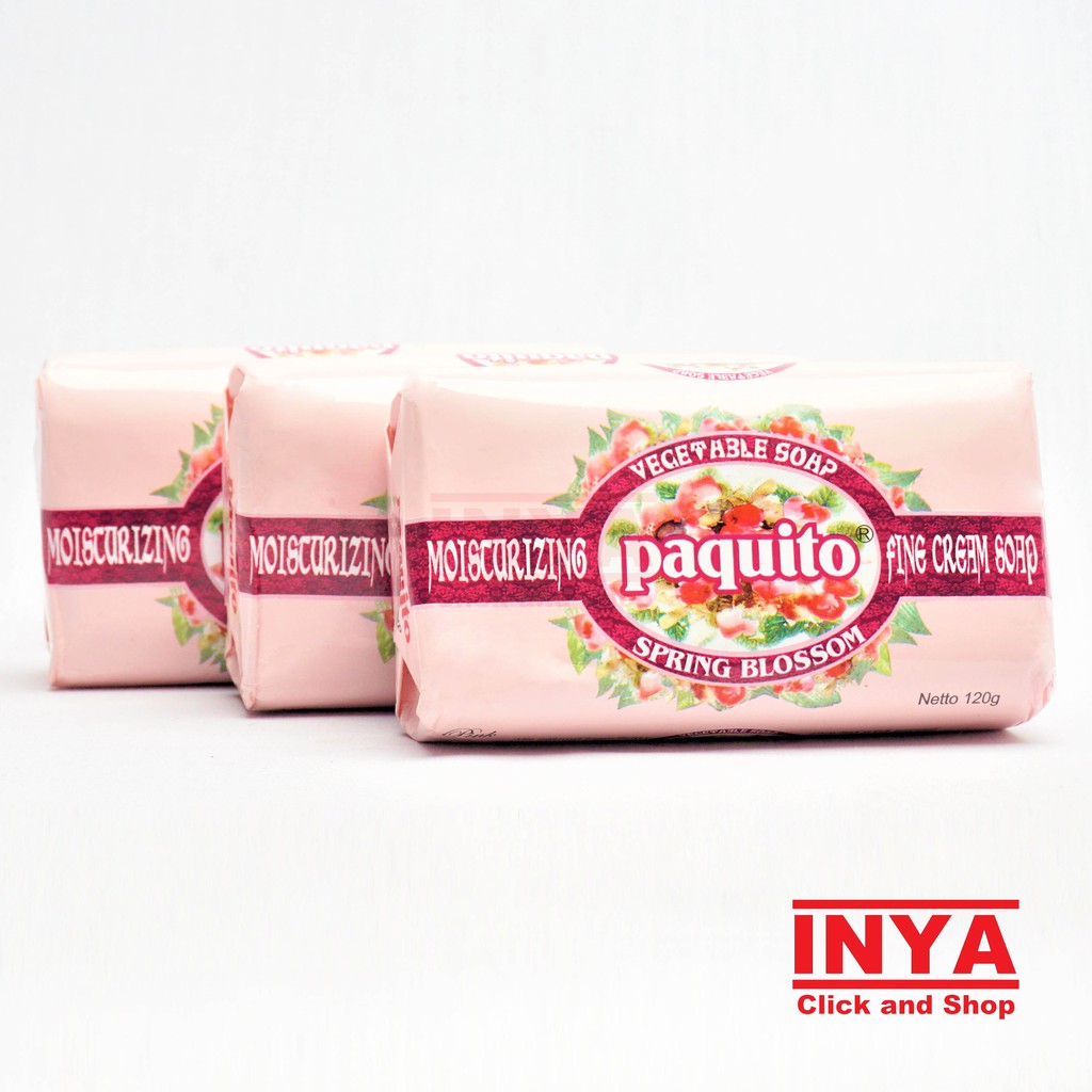 PAQUITO VEGETABLE SOAP 120gr &amp; 90gr - Sabun Batang