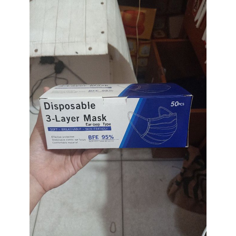 Masker 3 PLY ISI 50