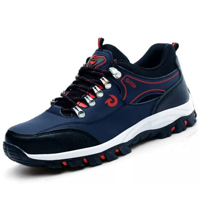 Sepatu safety sporty navy