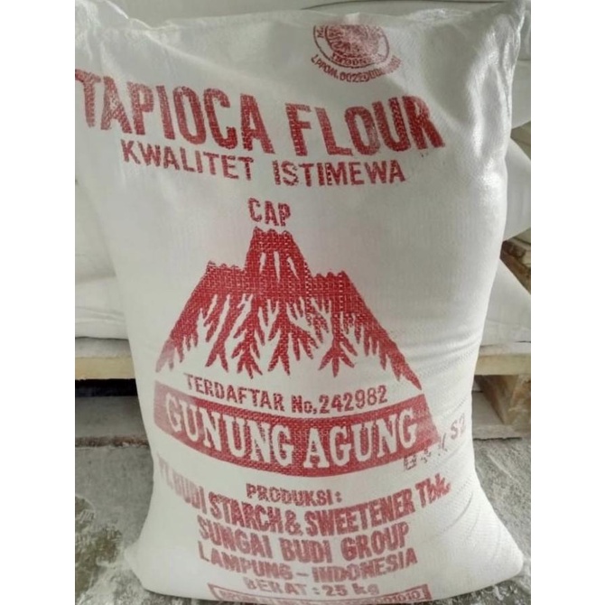 

[COD] Tepung Tapioka Cap Gunung Agung 25kg [COD]