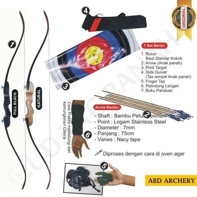 PAKET BUSUR PANAH DEWASA PEMULA