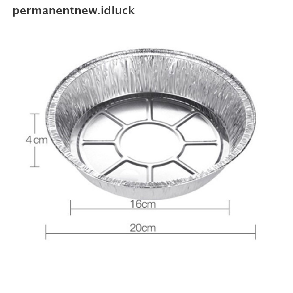 25pcs Kotak Kertas Aluminum Foil Tahan Minyak Sekali Pakai Untuk Air Fryer BBQ