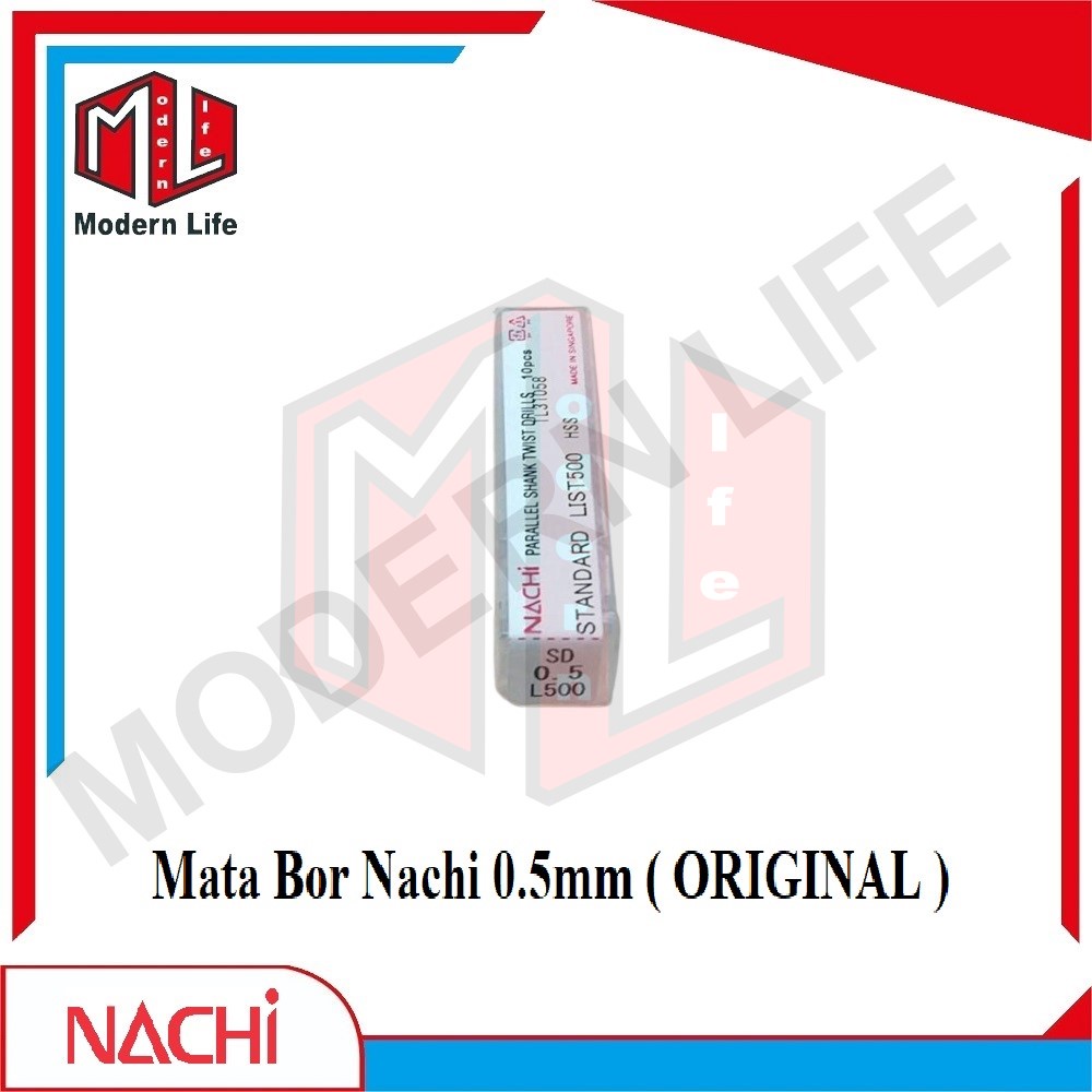 NACHI Mata Bor Besi  0.5 mm HSS ORIGINAL