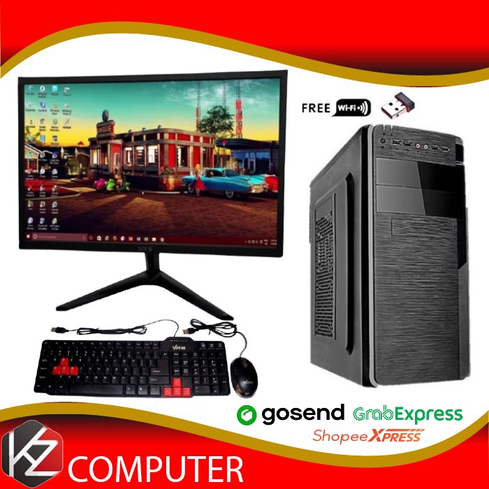 Pc Lengkap core i5 / HDD 500 GB / DDR 8GB /DVD RW / Monitor 19 inci