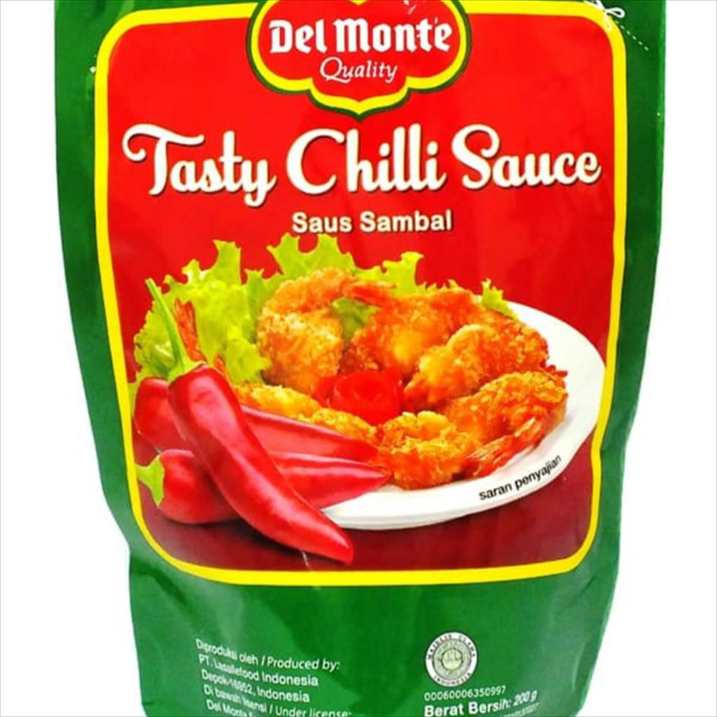 

Delmonte Saus Tasty Chilli 200Gram Pouch