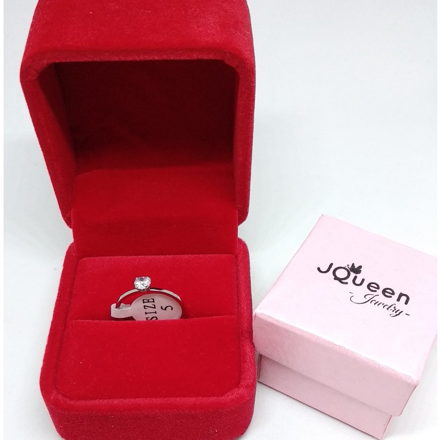 SALE / OBRAL Cincin Titanium Mini Korea Wanita CK010 warna perak bisa untuk cincin kawin