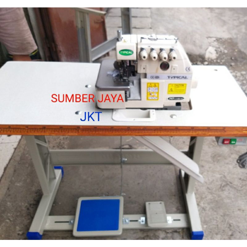 mesin obras typical benang5 servo/kaki/meja triplek bagus.
