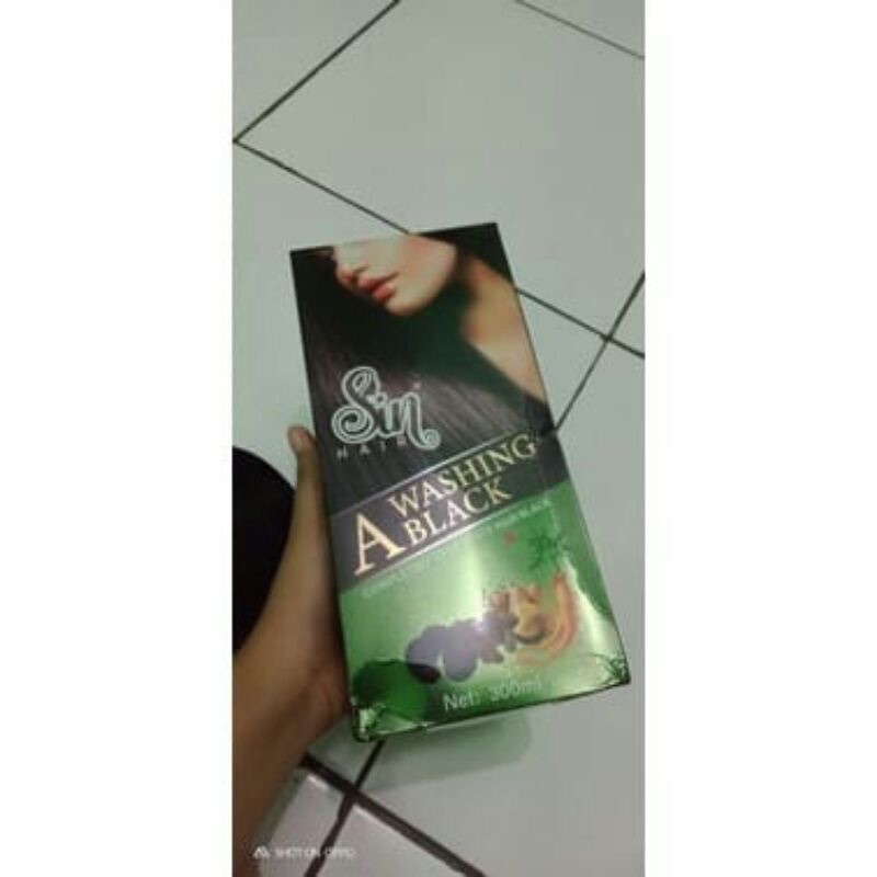 Sin Hair Shampoo Penghitam Rambut Uban