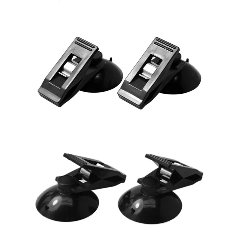 2 Pcs Klip Suction Cup Bahan Plastik Untuk Jendela Mobil