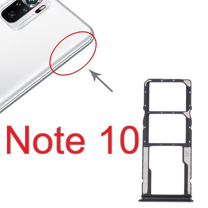 Slot Tempat Dudukan Simcard Simtray Sim Tray Card Lock Xiaomi Redmi Note 10 4G