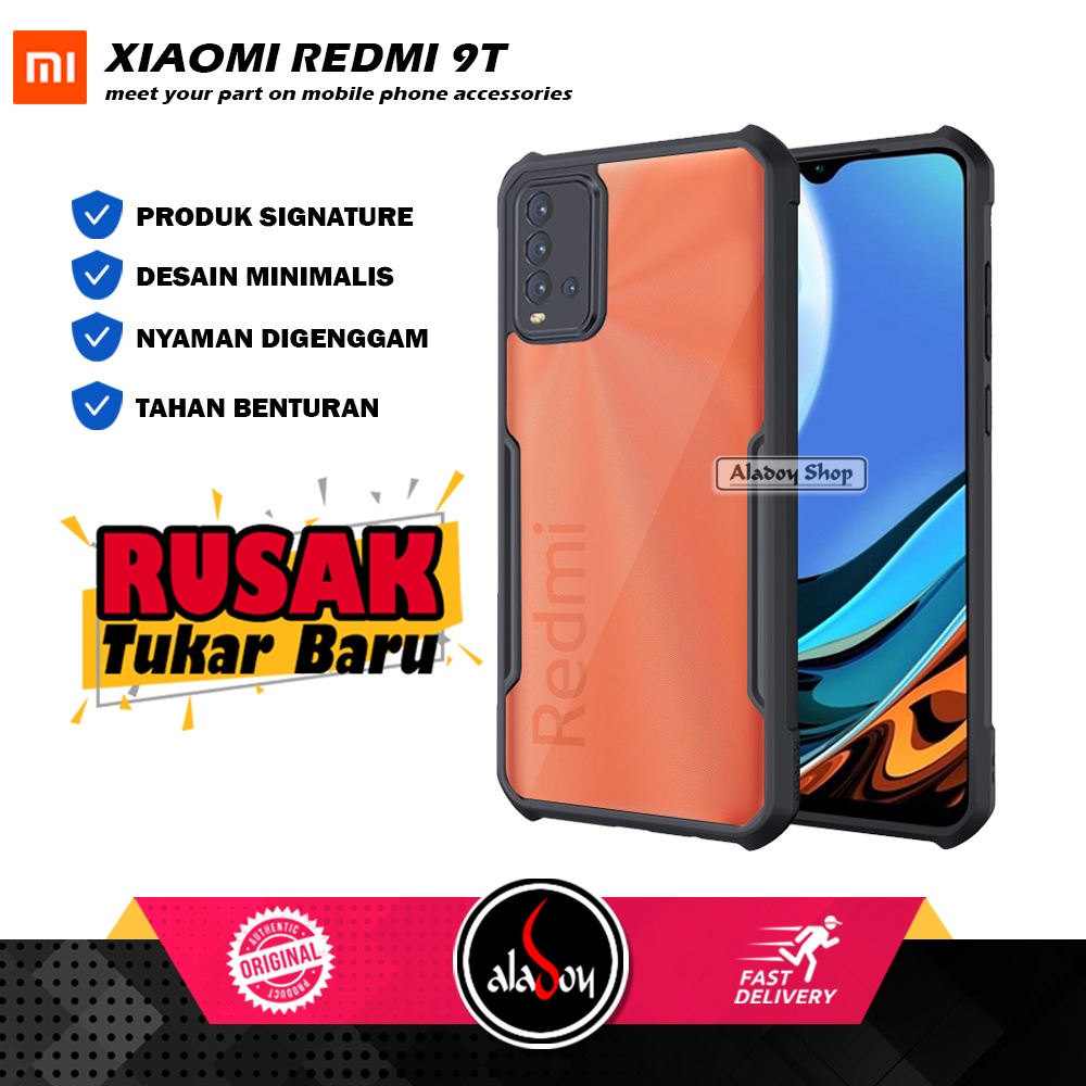 Case XIAOMI REDMI 9T 2021 Armor Fusion Shockproof Transparent Premium Casing