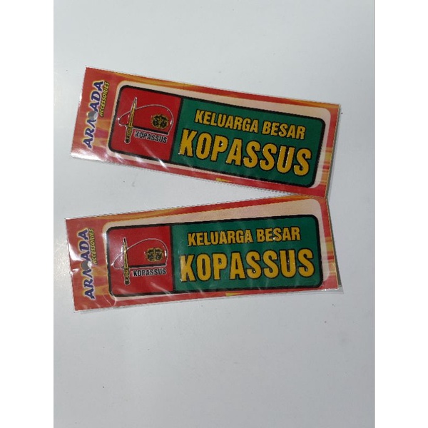 

Stiker PVC Panjang Keluarga Besar KOPASSUS Baret | Stiker PVC