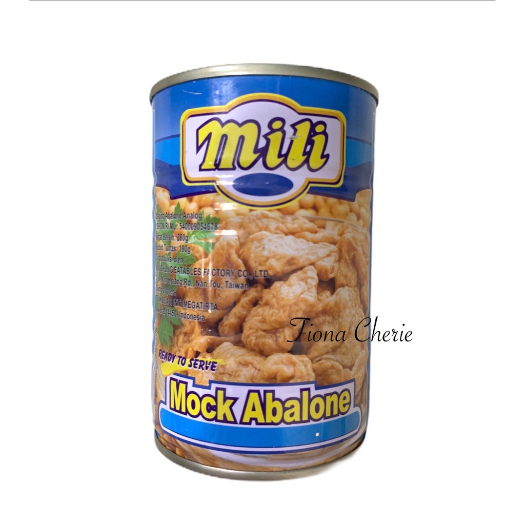 (JSO) Mili Mock Abalone 280 gr Vegetarian / vegetarian food / makanan kaleng