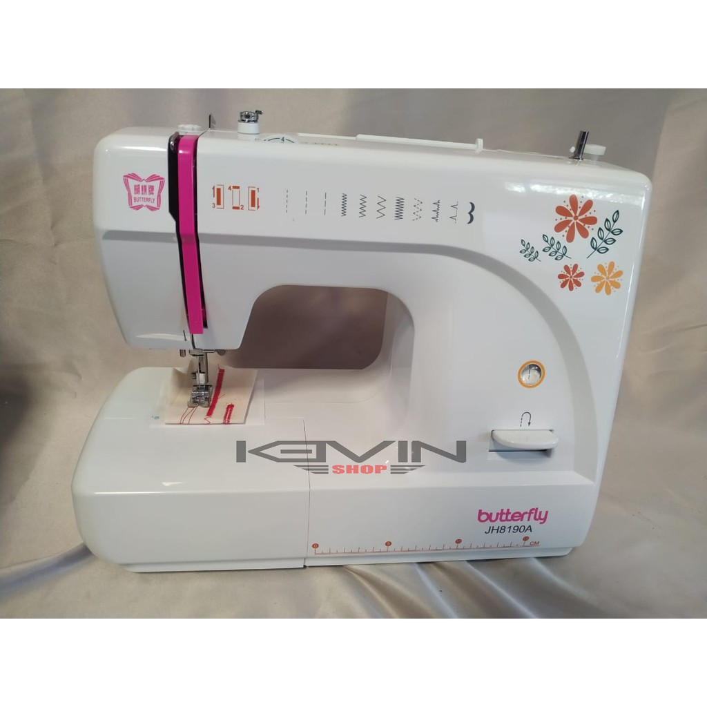 Mesin Jahit Portable Butterfly JH8190A / JH 8190A / 8190S ( Portable & Multifungsi )