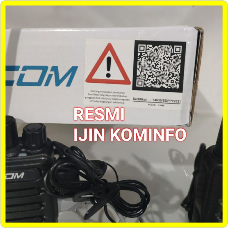 HT SCOM 888s PRO (1 box isi 2 HT) batterai 3000 mah Power 5 watt UHF resmi postel kominfo