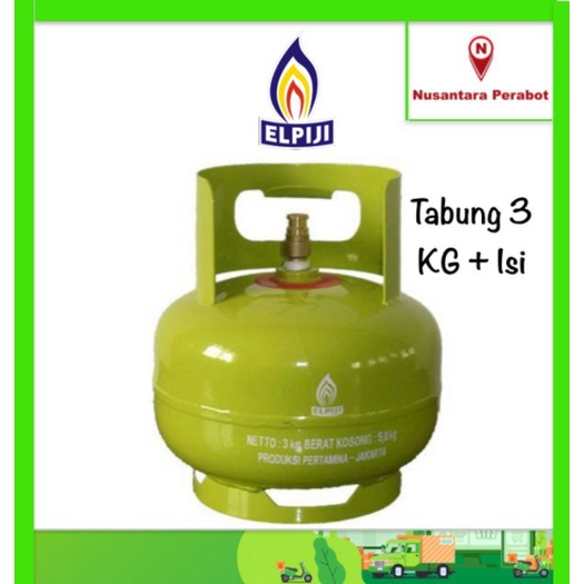 Unik Tabung Gas Elpiji 3 Kg Dengan Isi Diskon