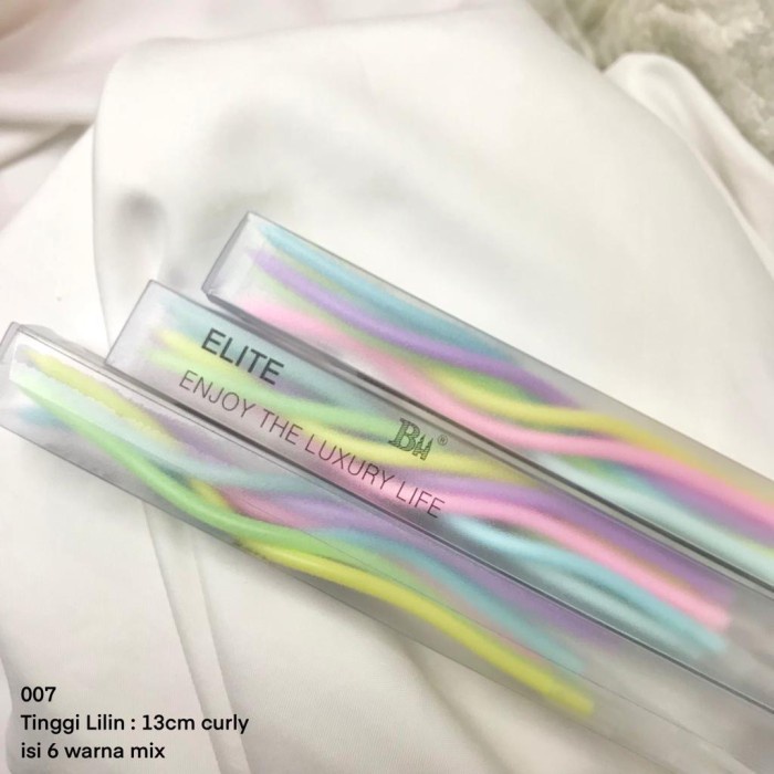 

CURLY THIN CANDLES 6 COLORS LILIN ULANG TAHUN 6 WARNA MODEL KERITING