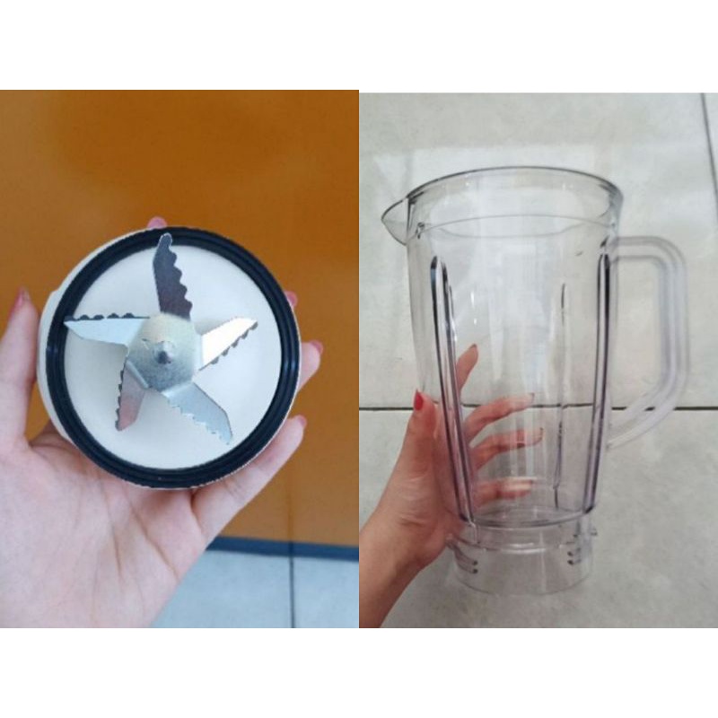 mangkok & pisau blender turbo , jar dan blade blender turbo
