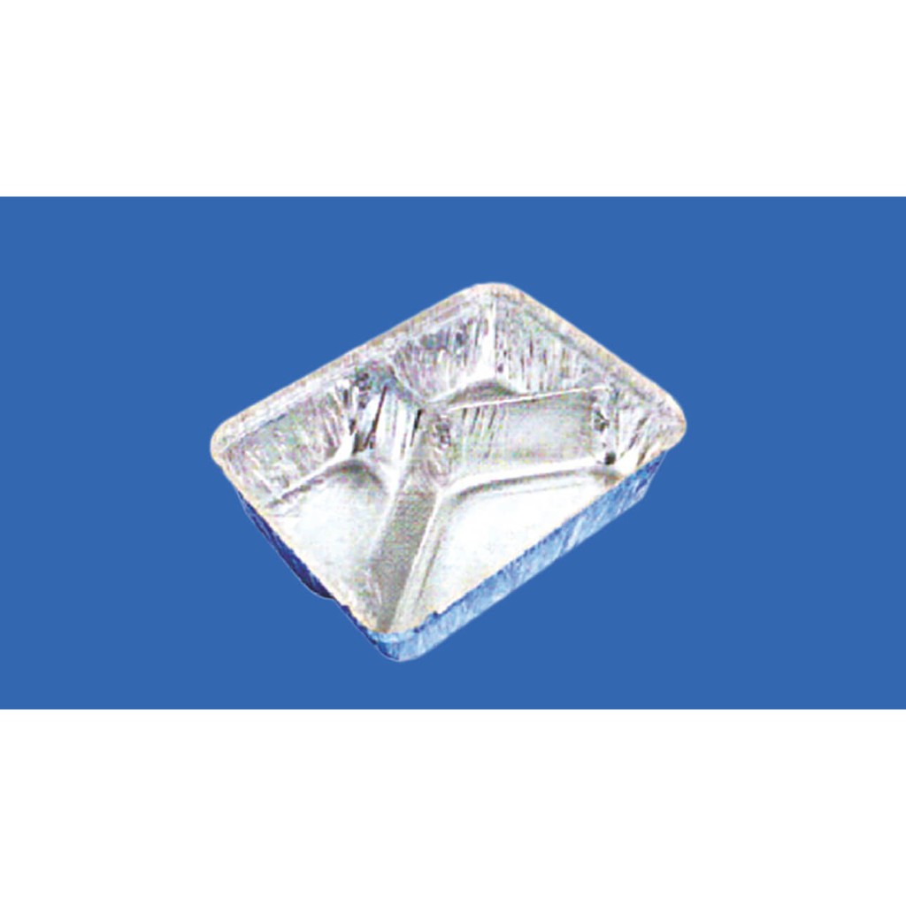 ALUMINIUM TRAY BX-59920 SKAT 3 - WADAH ALUMINIUM FOIL BX 59920 SEKAT 3