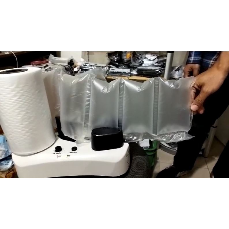 

Mesin Bubble Wrap Mini YE300 PLUS Air Cushion machine Pillow Bantal Udara Safety Packaging