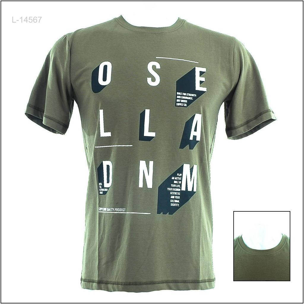 Kaos Oblong Cowok Lengan Pendek Osella M-XL[L14567]