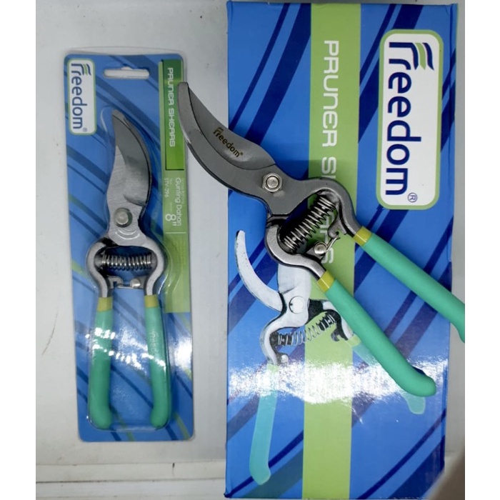 [6PCS] Gunting Dahan Kebun Ranting Pohon Pruner Shear GG Fiber Freedom 8 Inch