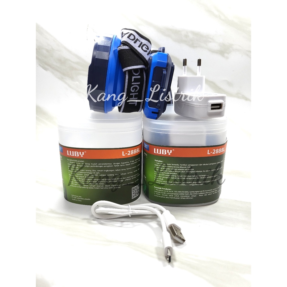 Senter Kepala Luby 20W L-2888 / Senter Kepala L2888 20W