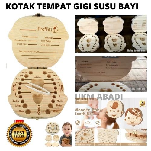 Kotak Tempat Menyimpan Gigi Susu Bayi Baby Tooth Box 111124