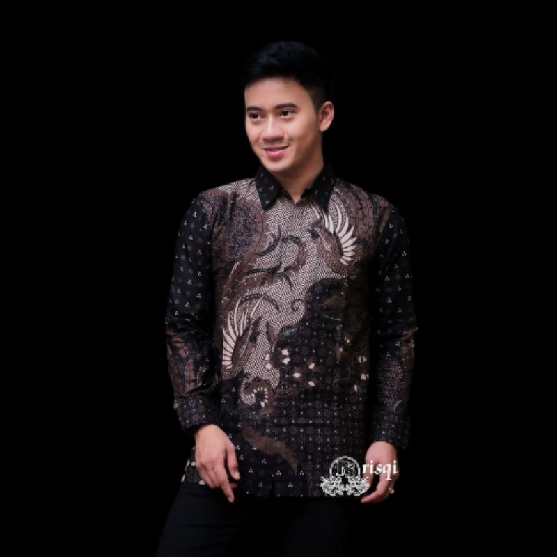 [PASAR TURI] Batik pria kemeja batik lengan panjang m l xl xxl terlaris