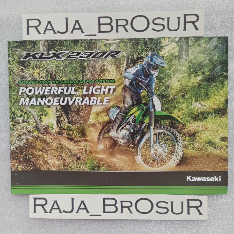 Poster brosur Kawasaki KLX 230 R KLX230R