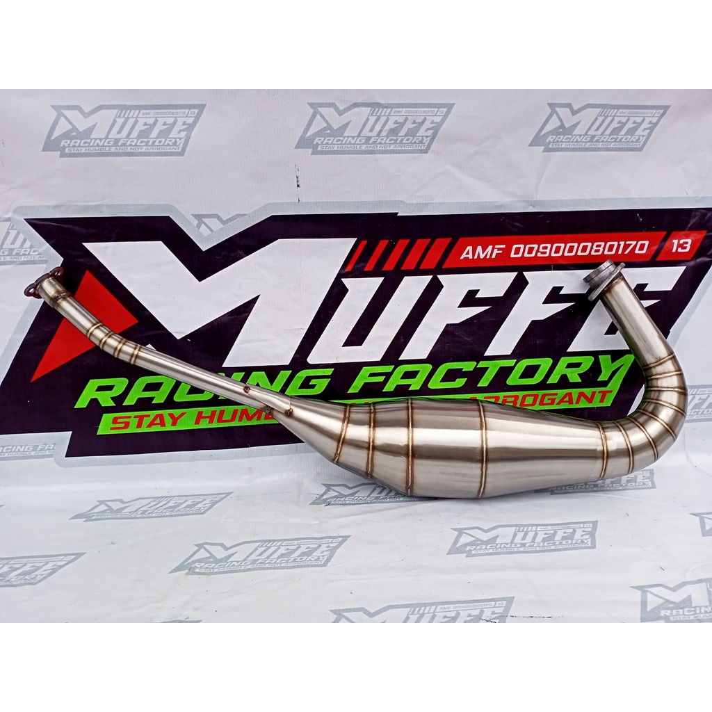 Knalpot ninja 150 R /RR creampie PDK KDX ABRT YYPANG AITECHfull stainless garing parah PROMO GILA