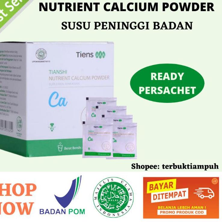 

Update! TERLARIS Susu Peninggi Badan Tiens Nutrient Calcium Powder | Kalsium Peninggi Badan Tiens