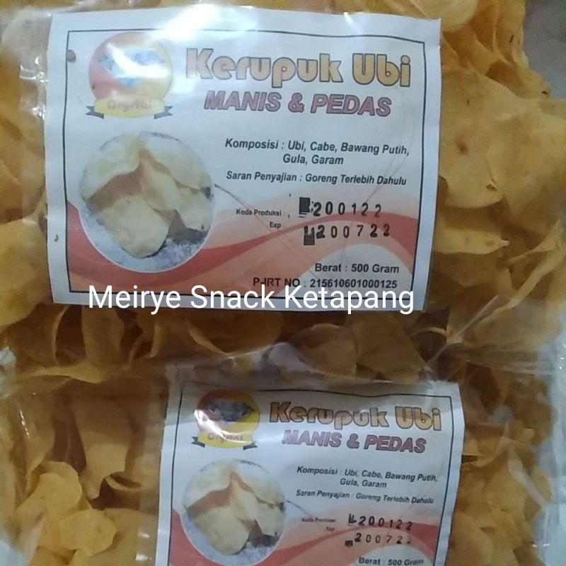 

Kerupuk Ubi Pedas Manis 500gr