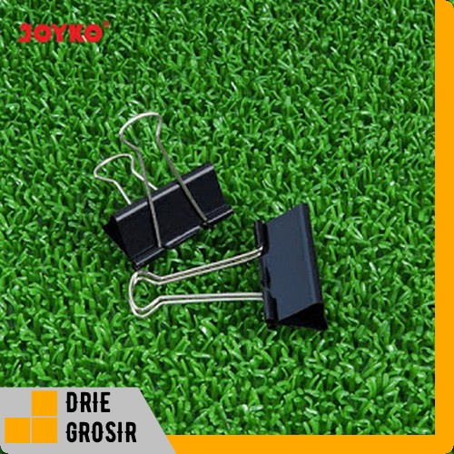 

Binder Clip Klip Penjepit Kertas Joyko NO 260 UKURAN 51 mm HITAM ISI 12 PCS