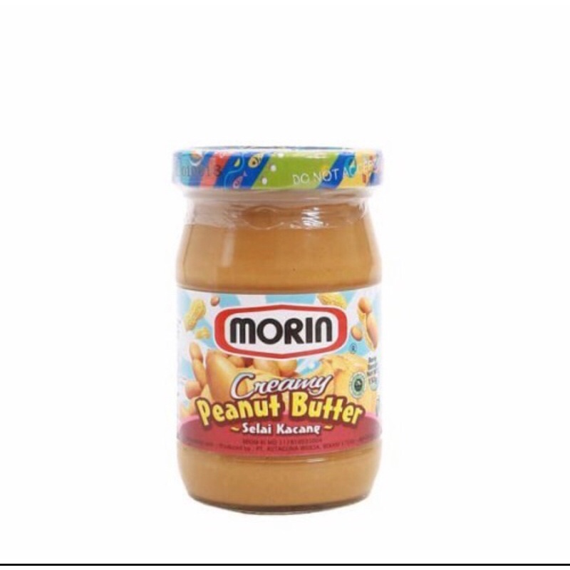 Morin Peanut Butter Creamy 150gr Selai Kacang Topping Roti Isian