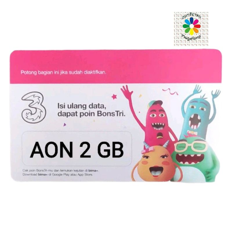 VOUCHER TRI 2 GB 30 HARI