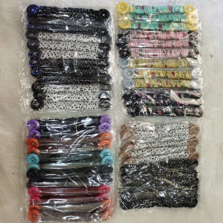 [ISI12PCS] KONEKTOR MASKER JILBAB LUSINAN ISI 12PCS