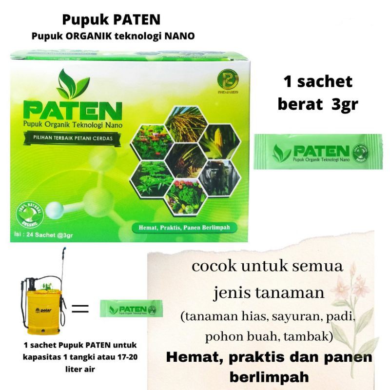 PUPUK PATEN TEKNOLOGI NANO
