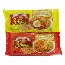 

mie telur 200 gram cap 3 ayam