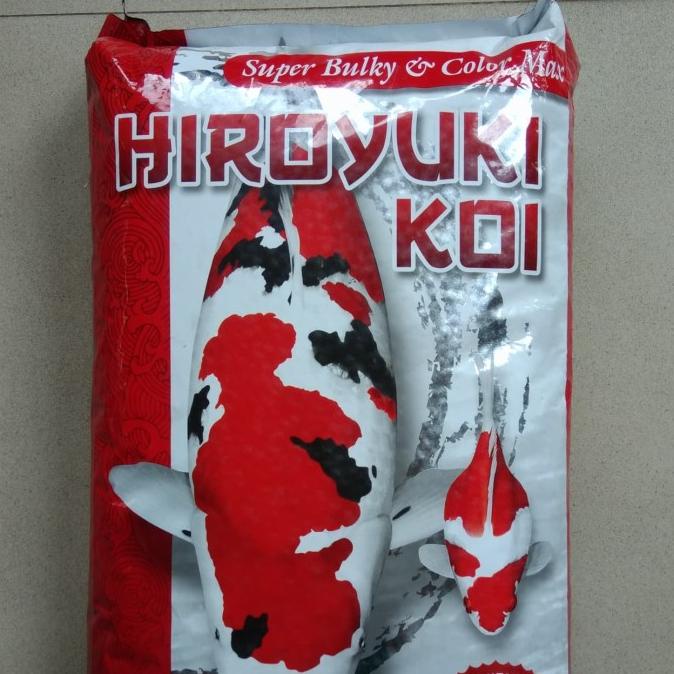 pakan pelet ikan koi dan tamasaba HIROYUKI hi growth SUPER BULKY & COL