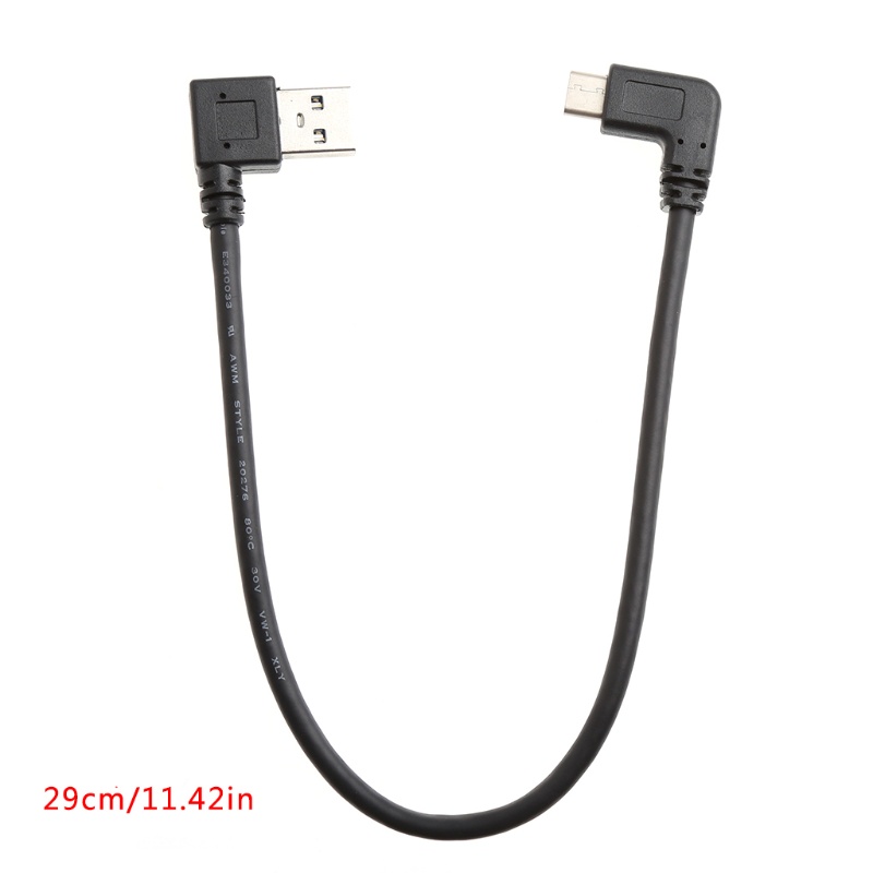 VIVI   USB3.0 A To USB3.1 Type C 90 Degree Left/Right Angle Male To Male Adapter Cable