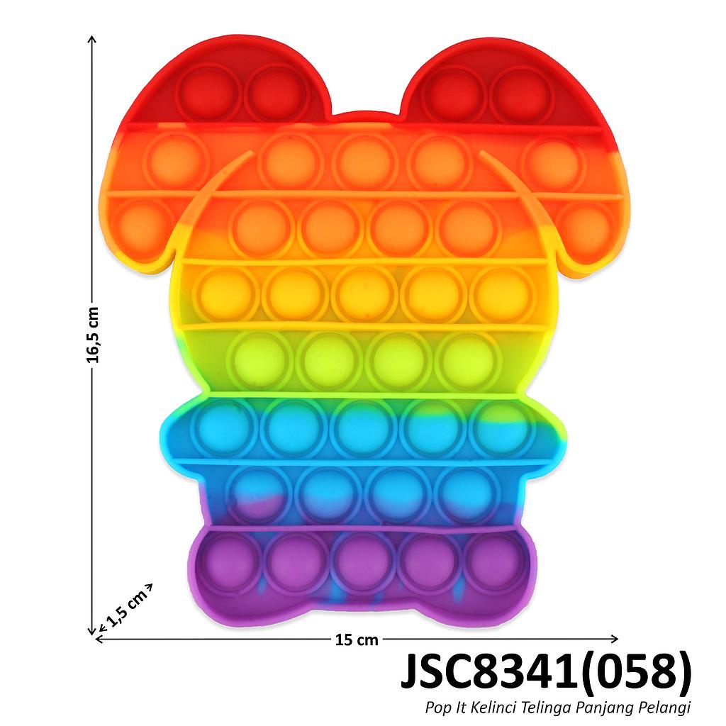 POP IT RAINBOW Mainan Anak Fidget Toys Game Toys-Kelinci